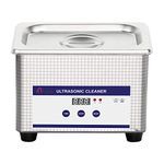 Dental Digital Ultrasonic Cleaner 800ml. with Lid, Digital Timer, Heater, Basket by mLabs