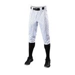 EvoShield Men's Pinstripe Knicker Pants, Team White/Black, S