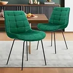 NicBex Velvet Dining Chairs, Uphols