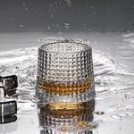 PrimeWorld Small Blocks Whisky Glass-150ml Set of 12 Pieces Drinking Glass for Whisky, Vodka, Scotch, Cocktail, Cognac, Bourbon, Rum or Any Liqueur | Perfect for Home,Bars and Restaurants