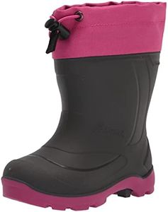 Kamik Footwear Kids Snobuster1 Insulated Snow Boot (Toddler/Little Kid/Big Kid), Charcoal Magenta, 9 Toddler