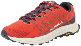 Merrell Men's Moab Flight Sneaker, Lava/Navy, 8.5 UK