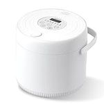 Rice Cooker Small 2L, Yokekon Electric Mini Rice Cooker and Steamer for 2-4 people, 6-in-1 Smart Control Multifunction Rice Maker, Cake, Porridge,Stew, Brown Rice, 400W, White