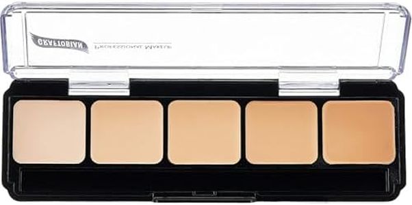 (Nneutral 1) - Graftobian Professional HD Cream Foundation palette in warm and cool colours