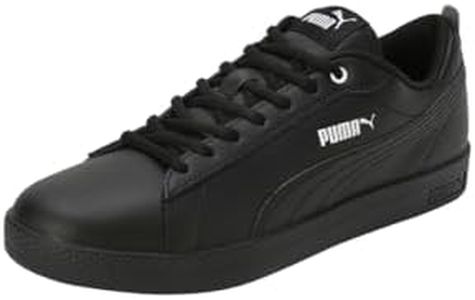PUMA Women Smash Wns V2 L Baskets, Puma Black Puma Black, 39 EU