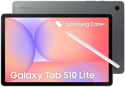 SAMSUNG Galaxy Tab S10 Lite mit S-Pen, 128 GB, 6 GB RAM, nur WLAN, 10,9 Zoll 90 Hz LCD, Android 15 WiFi 6, Akku für den ganzen Tag, internationales Modell X400, Lieferumfang: