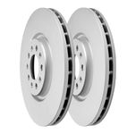 AutoShack Coated Brake Rotors Front Brake Rotor Replacement Kit for 2014-2023 Jeep Cherokee 2023 Compass 2015-2017 Chrysler 200 2023 Dodge Hornet 2.0L 2.4L 3.2L 3.6L 4WD AWD FWD ArmorStop CR881770PR