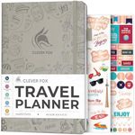 Clever Fox Travel Journal – Vacation & Road Trip Itinerary Planner Organizer & Traveling Memory Diary – A5 Traveler Adventure Notebook (Foggy Alps)