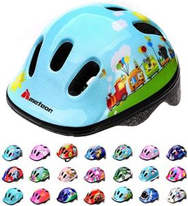 meteor Casco Bici Ideale per Bambini e Adolescenti Caschi Perfetto per Downhill Enduro Ciclismo MTB Scooter Helmet Ideale per Tutte Le Forme di attività in Bicicletta Helmo MV6-2