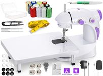 JAXHOM Sewing Machine For Home Tailoring I Silai Machine With Table Set I Stitching Machine For Home Use With Foot Pedal, Adapter And Fully Loaded Sewing Kit (SewingMachine+Table+Kit)