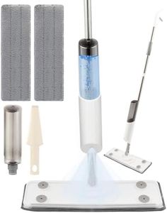 Ecrekhom Spray Mop for Floor Cleaning Refillable Bottle with 2 Washable Reusable Microfiber Pads,Mop for Wooden, Bamboo,and Cement Floors Suitable for Both Household and Commercial Applications