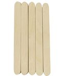 Hobby Tek Big Size Wooden Ice Cream Sticks for DIY Crafts or School Projects, Large Craft Popsicle Stick(50 Pieces, 20x2cm)