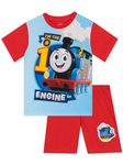 THOMAS & FRIENDS Boys Pyjamas | Thomas The Tank Engine Boys Short Pyjamas | Train Pyjamas for Boys | Red 3-4 Years