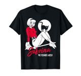 Sabrina The Teenage Witch on Broom T-Shirt