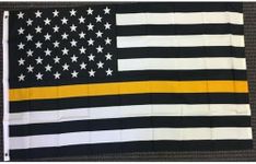 Best Flags Thin Gold Line USA 3x5ft Poly Flag, Multicolor