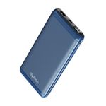 pTron Dynamo Vortex 10000mAh 22.5W Fast Charging Power Bank, 20W PD Fast Charging, Supports Xiamo, Redmi, Samsung,iPhone, Oneplus, Oppo, 2 Outputs & 1 Input & Multiple Layers of Protection (Blue)