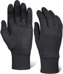 OutdoorEssentials Running Gloves - Touchscreen Men's Winter Gloves - Glove Liners - Hiking Gloves Cold Weather - Warm Gloves