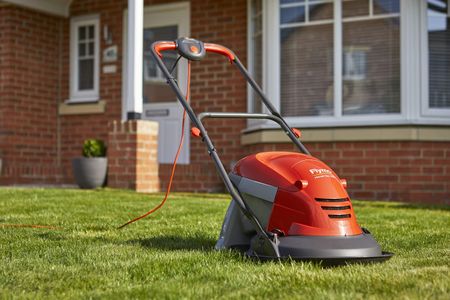 Flymo Hover Vac 250 Lawn Mower – Lightweight Electric Grass Cutter