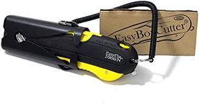 Modern Box Cutter Extra Tape Cutter at Back Dual Side Edge Guide 3 Blade Depth Setting 2 Blades and Holster - Yellow Color 2000