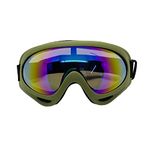 AUTOPOWERZ Goggles for bike rider (Green Rainbow Goggle)