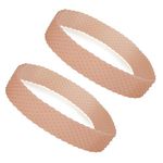 Sibba 2Pcs Non-slip Wig Grip Band Wig Fix Silicone Band Adjustable Wig Grip Headband for Women Girl Sweatproof Wig Band Seamless Sports Yoga Wig Hairband (Dark brown)