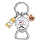 Beer Bottle Opener Keychain for Dad