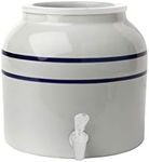 New Wave Enviro Products Blue Striped Porcelain Water Dispenser (Single), 2.5-Gallon