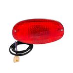 Deutsche Tail Light fit for Bajaj Avenger 150, 180, 200 |Halogen Brake Light for Bike (Red) |OEM Performance| Corrosion Resistance and Supreme Finish