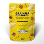 Grain UP - Banana Bread Flavour Overnight Oats, Vegan, Gluten-Free, Plant-Based, Quick Prep, Nutritious High-Fibre Breakfast, 325 g