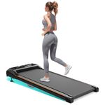 AIRHOT Walking Pad with Incline 15°, 4 in 1 Under Desk Treadmill, Portable Treadmills with Remote Control, 300LBS Capacity Walking Running Treadmill for Home & Office