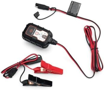 HARLEY-DAVIDSON 1 Amp Dual-Mode Battery Tender (12V, 6V, 1A) Battery Charger Fully Automatic Battery Charger, 66000308
