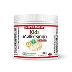 Nutridom Complete Kids Multivitamin Powder - 100g, All-Natural, Non-GMO, Sugar-Free, Vegan, Vegetarian - with Vitamins A, B Complex, C, D3, Magnesium, Calcium, Biotin and More for Optimal Child Health and Wellness.