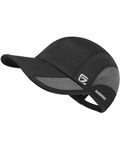 GADIEMKENSD Quick Dry Baseball Cap Mens Womens Cooling Running Hat Summer Sun Hats Workout Accessories for Golf Hiking Gym Cycling Walking Outdoor Camping (Black, M-L)