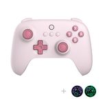 8BitDo Ultimate C Bluetooth Controller with 6-axis Motion Control and Rumble Vibration for Switch (Pink)