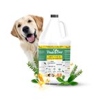 POOCH & FURR (1000 ML) Natural Neem Anti Tick and Flea Dog Shampoo | with Neem, Lemongrass and Camphor Oil | Paraben Free, PH Balanced and Cruelty Free (1000 ml) with Biotin Advantage