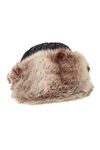 Mountain Warehouse Womens Furry Hat - Faux Fur, Fleece Lined - For Winter Travel Grey