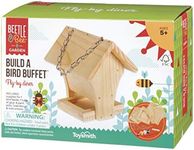 Toysmith Beetle & Bee Build A Bird Buffet, DIY Kids Art Craft Outdoor Bird Kit, Educational Kit for Kids