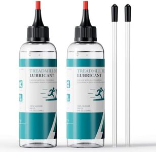 Treadmill Belt Lubricant, 100% Silicone Treadmill Lube High-Temperature Resistant Stable Non-Toxic Odorless Lubricant, with Application Tubes and Precision Screw Caps, 8 Ounces