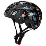 Kids/Toddler Bike Helmet for infant/Baby to Children 1/2/3/4/5/6/7/8 Years Old, Kids Helmets Ages 1-2/2-4/3-5/5-8,Skateboard Helmets for Boys and Girls-XS-Space