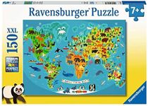 Ravensburger - Animal World Map Puzzle 150 Pieces