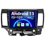 SXAUTO Android 12 IPS Car Stereo For Mitsubishi Lancer (2010-2016) - 2G+32G - Wireless CarPlay/Android Auto - Rear Camera Free - 10.1 Inch 2 Din - DAB Steering Wheel Fast-boot DSP Bluetooth WIFI