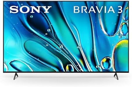 Sony 75-Inch Class 4K Ultra HD BRAVIA 3 LED Smart TV with Google TV, Dolby Vision HDR, and Exclusive Features for PlayStation®5 (K-75S30), 2024 Model