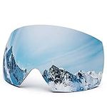 MAXJULI Ski Goggles M6 Magnetic Replacement Lens Only(Silver Lens)