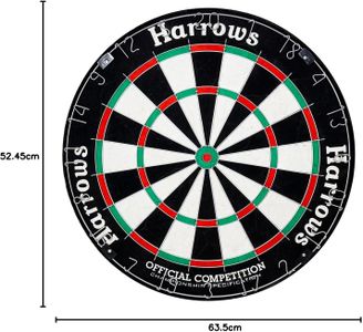 Harrows Wooden Dartboard Cabinet Set – Classic Home Game Accessory