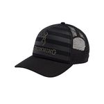 Browning Foam Flag Trucker Mesh Hat, Black