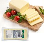 Danish Mozzarella Cows Milk Block Cheese, Vegetarian, Semi-Soft Cheese Great for Pizza 2.3kg