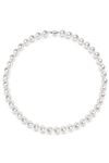 KEZEF Faux Pearl Necklace Cream White Simulated Pearls Necklace for Women 16" - 20" - Pearl Necklace for Men - Pearl Sizes 8mm to 14mm Pearls