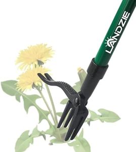 Landzie Weed Puller Tool – Manual Garden Weeder for Lawn Care