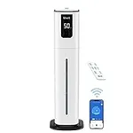 LEVOIT OasisMist 1000S (10L) Smart Humidifier for Home Large Room Bedroom, Last 100 Hours, Cover up to 600ft², Easy Top Fill, Remoter & Voice Control, Auto Mode, 360° Nozzle, Aroma Box, Quiet, White