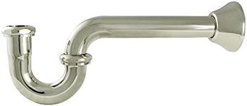 Kingston Brass CC2186 Vintage 1-1/4 Inch Decor P-Trap, Polished Nickel